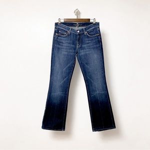 74AMK Seven For All Mankind Winter Casual Chic Embroidered Flap Pocket‎ Denim